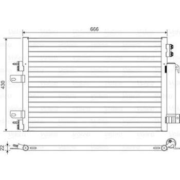Condenseur de Refroidissement Valeo 814446