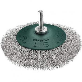 Brosse conique 95 mm, finition inox – modèle Codulo Bleu S‑IT