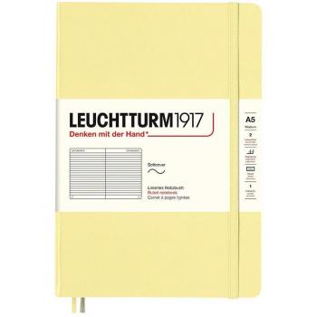 Leuchtturm1917 A5 Softcover Ruled Notebook - Vanilla