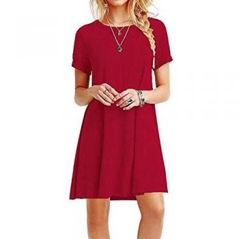 Vestito YouChan Rosso L Abita Elegante Casuale