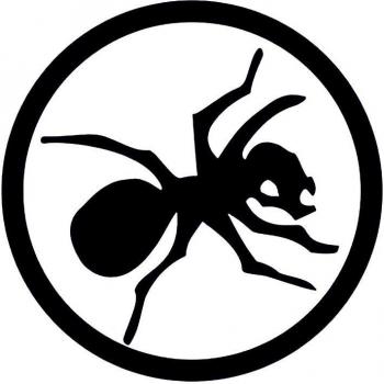 Vinilo Decorativo Ant Logo para WC