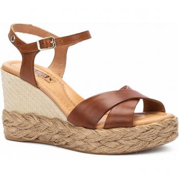 Ronda W7W Leather Wedge Sandals by Pikolinos