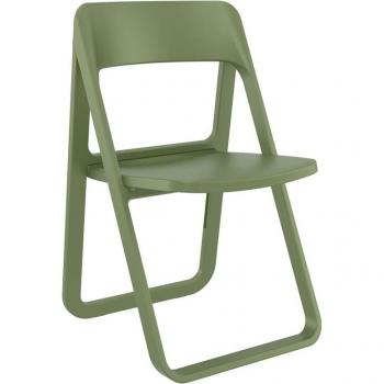 Stacking Folding Chair by Dream (Olive Green)
