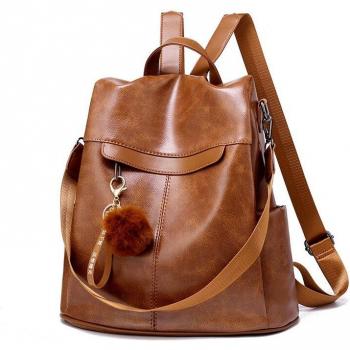Bolso retro de PU resistente al agua, antirrobo para mujeres