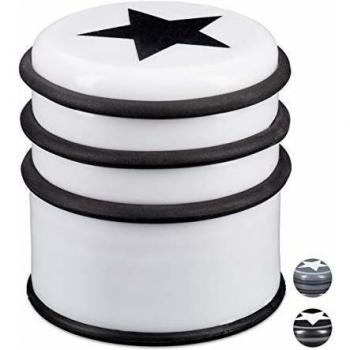 Fermaporte Blocca Porte e Finestre Grande Bianco 8 cm