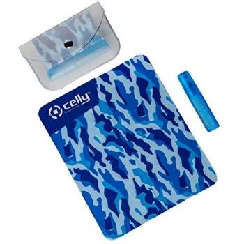 Celly Kit de Limpieza para Computadora Paño Seco y Spray 5ml