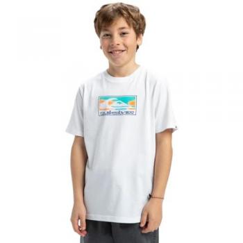 Quiksilver EV Farbverlauf Box - T-Shirt für Jungen 8 - 16 - Weiß
