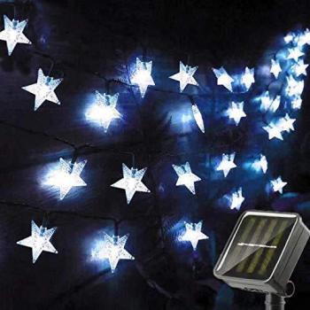 50 LED Star Fairy Lights Outdoor