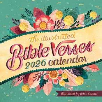 Illustrated Bible Verses Wall Calendar 2026