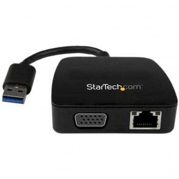 Universal Dock USB‑VGA‑Ethernet 2in1