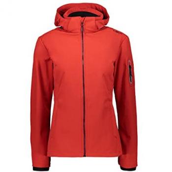 Chaqueta Softshell con Capucha Mujer 39A5006 Negra