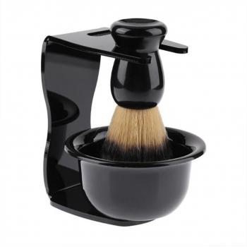 Barber’s Trio – Ensemble Brosse Rasoie + Base Savon