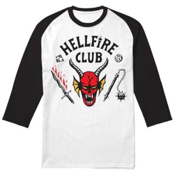 Men’s Stranger Things Hellfire Club Tee, 2XL Size
