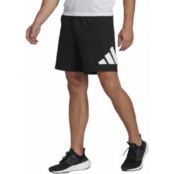 Shorts de entrenamiento negro 3 rayas para hombre