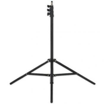 Westcott 9908‑WESTCOTT 8‑Foot 3‑Section Light Stand (5/8″ Stud, Black)