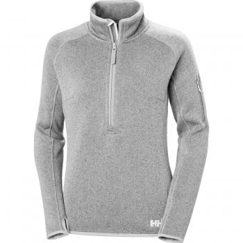 Forro polar Helly Hansen Varde Half Zip 2.0 gris chispeado mujer - L