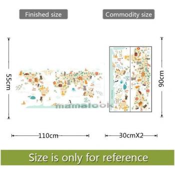 Mamalook Cartoon Animal Wall Stickers