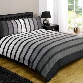 Rapport Home Soho Polycotton Duvet Set - Black
