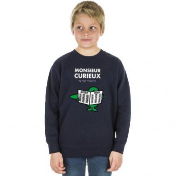 MR CURIOUS Boys' & Girls' Navy Pullover, Size 4