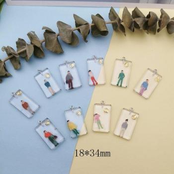 Bracelet Pendentif Rectangulaire