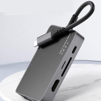 Typ-C Dockingstation mit HDMI, VGA und Kartenleser