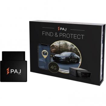 PAJ OBD 4G Traceur Noir – GPS embarqué, carte SIM incluse, abonnement requis