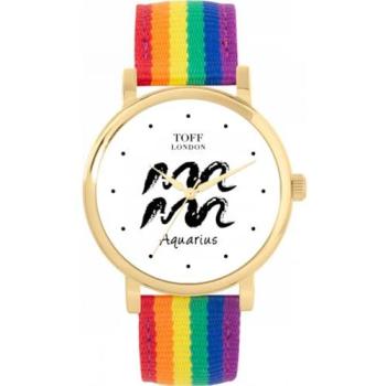 White Zodiac Timepiece by Toff London