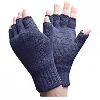 Heat Holders Men's Thermal Fingerless Gloves - One Size