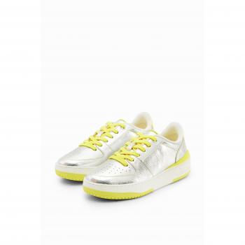 Sneakers Gruesas Desigual Metro Siver
