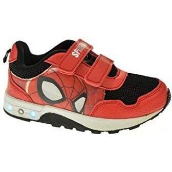 Cerdá Spiderman Kinder Sneaker mit Beleuchtung, Rot