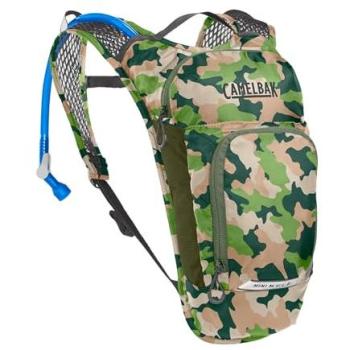 CamelBak Mini M.U.L.E. Kids Hiking Backpack – 3 L/1.5 L Reservoir – Camo Edition