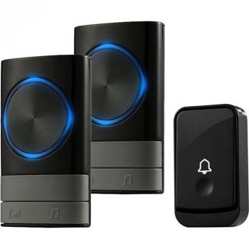 Smart Wireless Doorbell with 45 Tones and 4 Adjustable Volume Levels, IP44 Rated