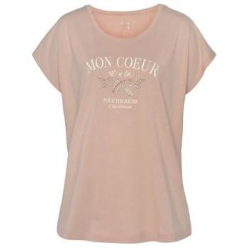 Vivance Dreams Pyjamaoberteil mit herbstlichem Frontdruck