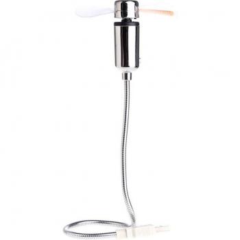 Bunter LED Licht USB Ventilator mit flexibler Klinge für Notizbuch