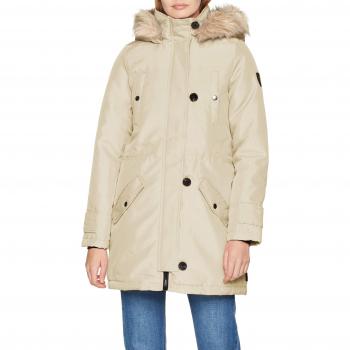 Vero Moda Vmexcursion Expedition Aw18 3/4 Parka, Abrigo para Mujer, Marfil