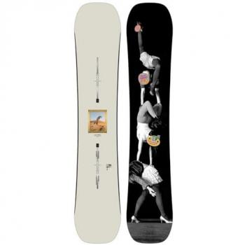 Tabla Snowboard Burton Good Company Camber blanco negro - 135