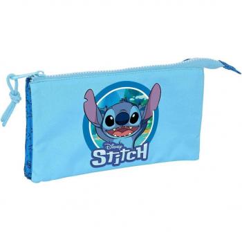 Portatodo doble Disney Stitch Safta azul marina