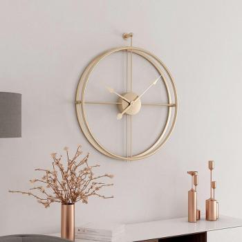 Large Iron Wall Clock