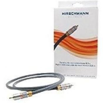 OUTLET Hirschmann Cable de audio digital coaxial, bañado en oro, de 0.9 m