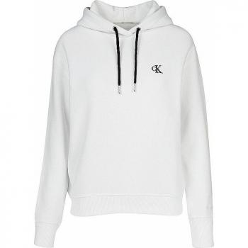 Sudadera Calvin Klein Jeans Mujer, J20J213178, Embroidery, Blanco, XS