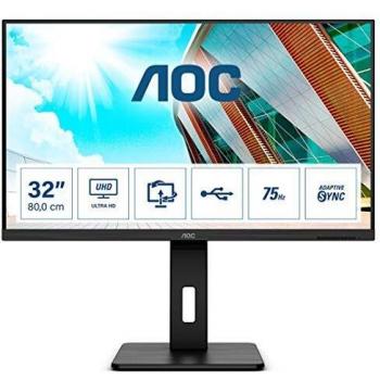 U32P2 Monitor 32 Pulgadas LED UHD 75 Hz Negro