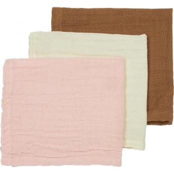 MEYCO Pañuelos de Muselina 3-Pack Uni Blanco / Sand / Toffee