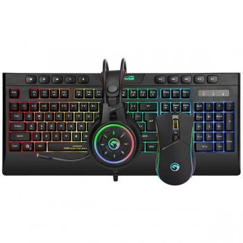 Marvo CM305 Komplet RGB Klávesnica + Myš + Slúchadlá – Čierna