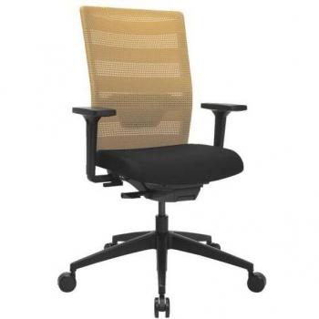 Topstar Bürodrehstuhl AirWork, schwarz/ocker