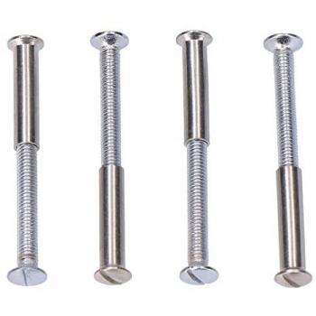 4 tornillos ensamble niquel en blíster edm