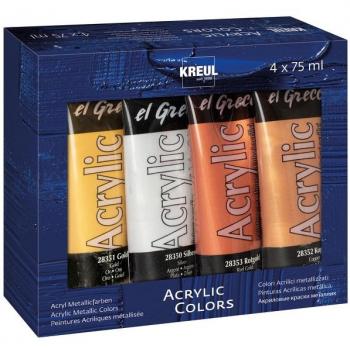 Colore Fai da Te Kreul Vernice Acrilica Oro 75 ml