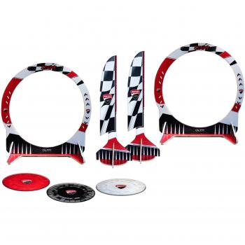 Dromocopter Racetrack Circuit con Gate, Flags e Starting Pad