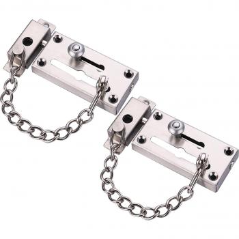 Stainless Steel Door Chain Lock - Modern Durable Anti-Theft