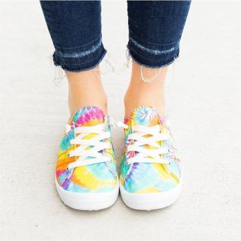 Summer Flat Lace-Up Trainers for Women