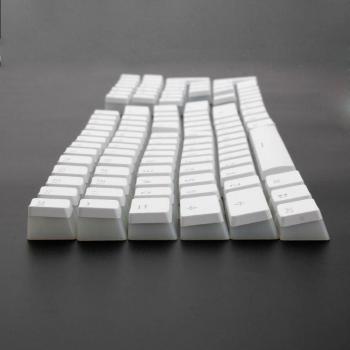 RGB PBT Double Shot Milk Pudding Keycaps 108 for ANSI Layout
